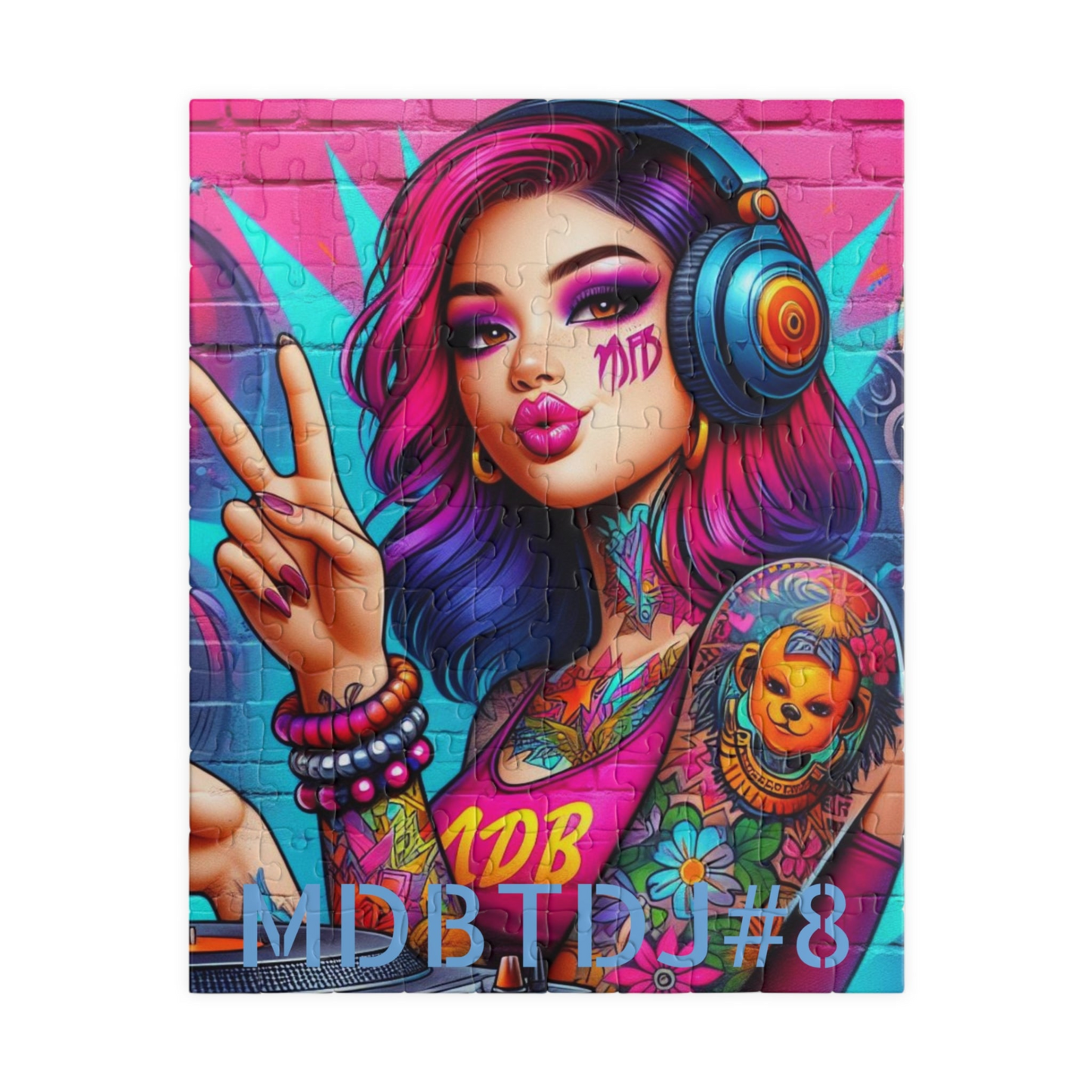 MDBTDJ#8 Puzzle (110, 252, 520, 1014-piece) Tattooed Dj's Limited Edition
