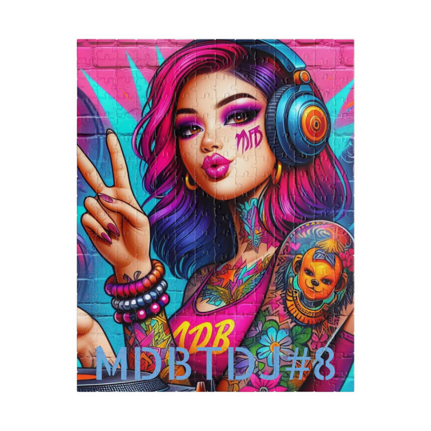 MDBTDJ#8 Puzzle (110, 252, 520, 1014-piece) Tattooed Dj's Limited Edition