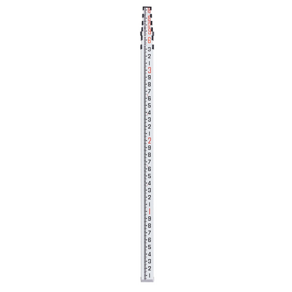 VEVOR Measuring Rod 18-Feet/10ths 6 Sections Telescopic Grade Rod 1/10ft w/ Bag