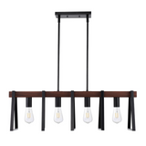 VEVOR 4-Light Kitchen Island Pendant Lights 60W Adjustable Dining Room Light E26