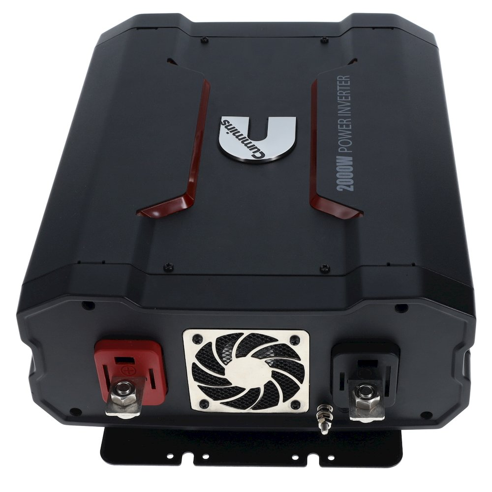 Cummins 2000 Watt Power Inverter Modified Sine Wave Car Inverter 12V to 110 Volts Two AC Outlets Two USB Ports (Full Cable Kit Included)