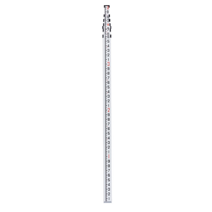 VEVOR Measuring Rod 20-Feet/10ths 6 Sections Telescopic Grade Rod 1/10ft w/ Bag