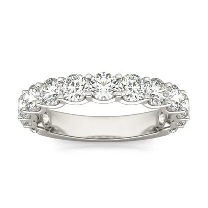 2 1/15 CTW Round Lab Grown Diamond Ring 14K White Gold (G-VS)