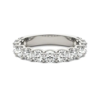 2 1/15 CTW Round Lab Grown Diamond Ring 14K White Gold (G-VS)