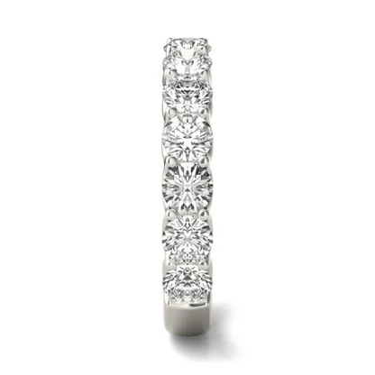 2 1/15 CTW Round Lab Grown Diamond Ring 14K White Gold (G-VS)