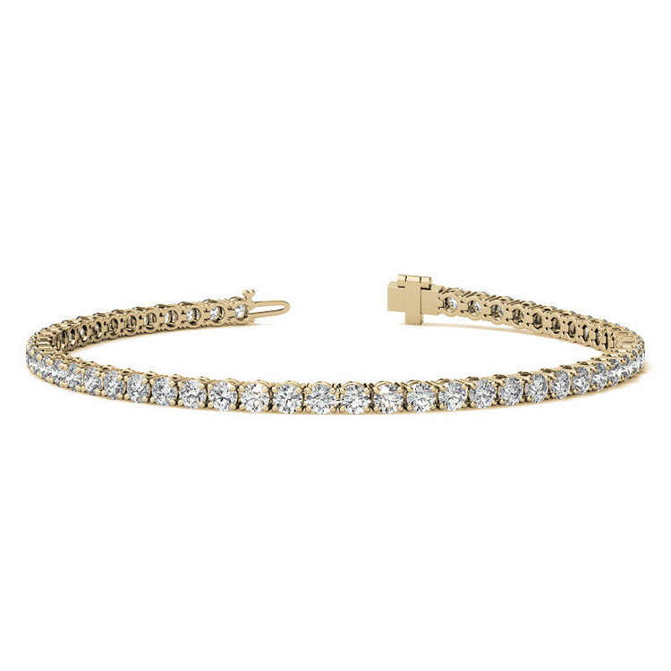 a diamond bracelet on a white background