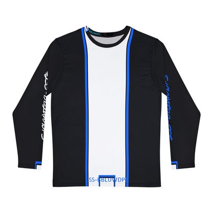 MDBTDJ#LSS-BBLUWDPS Men's Long Sleeve Shirt