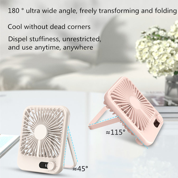 a small fan on a table