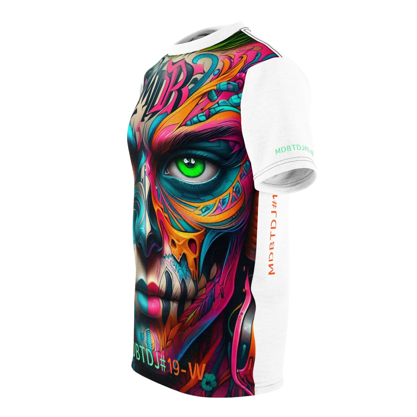 MDBTDJ#19-W Premium Art Tee Shirt - Tattooed Dj's Limited Edition - Unisex