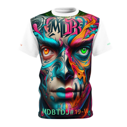 MDBTDJ#19-W Premium Art Tee Shirt - Tattooed Dj's Limited Edition - Unisex