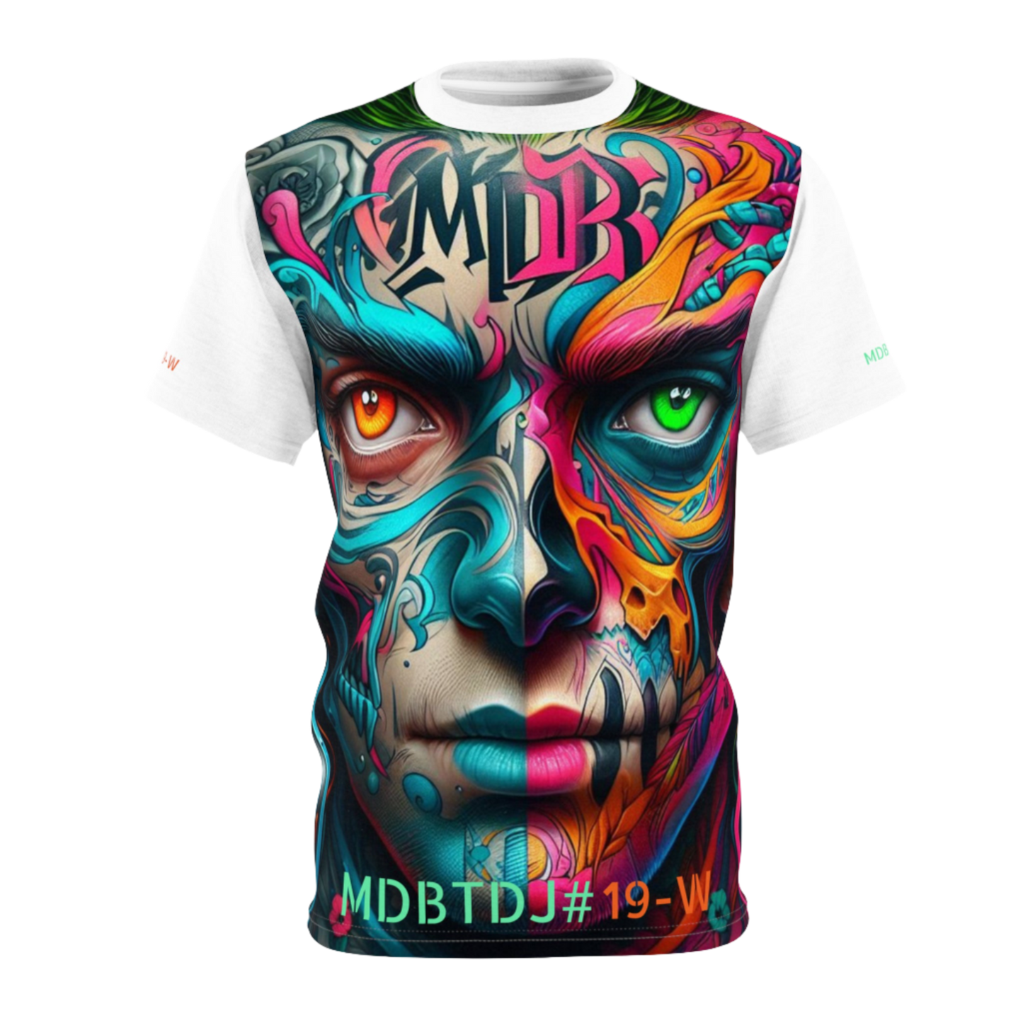 MDBTDJ#19-W Premium Art Tee Shirt - Tattooed Dj's Limited Edition - Unisex