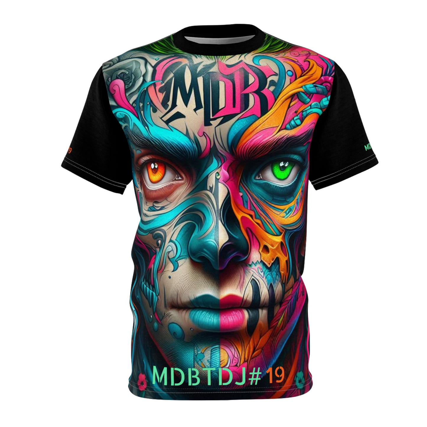MDBTDJ#19-W Premium Art Tee Shirt - Tattooed Dj's Limited Edition - Unisex