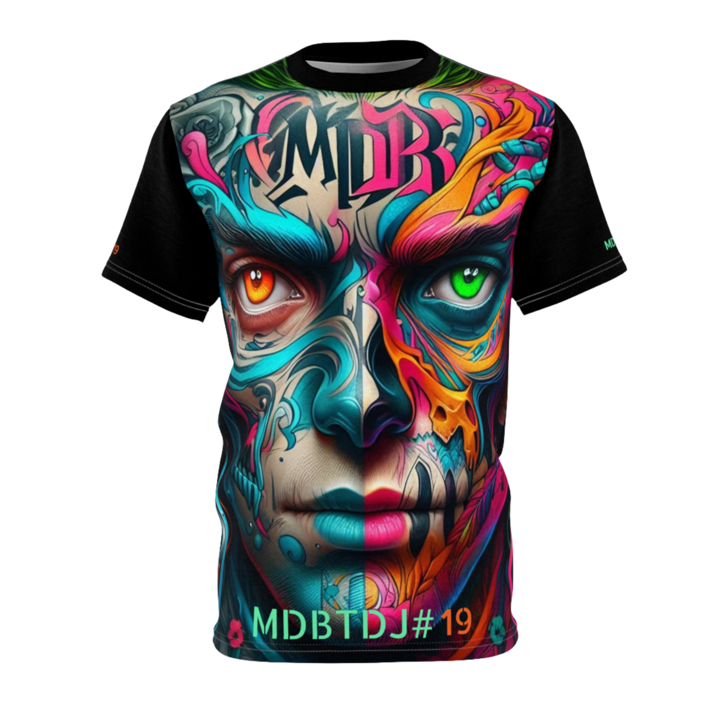 MDBTDJ#19-W Premium Art Tee Shirt - Tattooed Dj's Limited Edition - Unisex