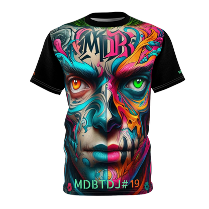 MDBTDJ#19-W Premium Art Tee Shirt - Tattooed Dj's Limited Edition - Unisex