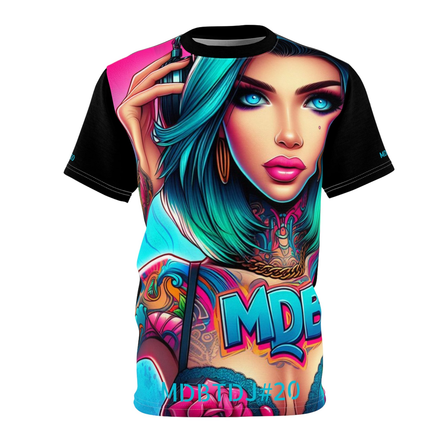 MDBTDJ#20 Premium Art Tee Shirt - Tattooed Dj's Limited Edition - Unisex