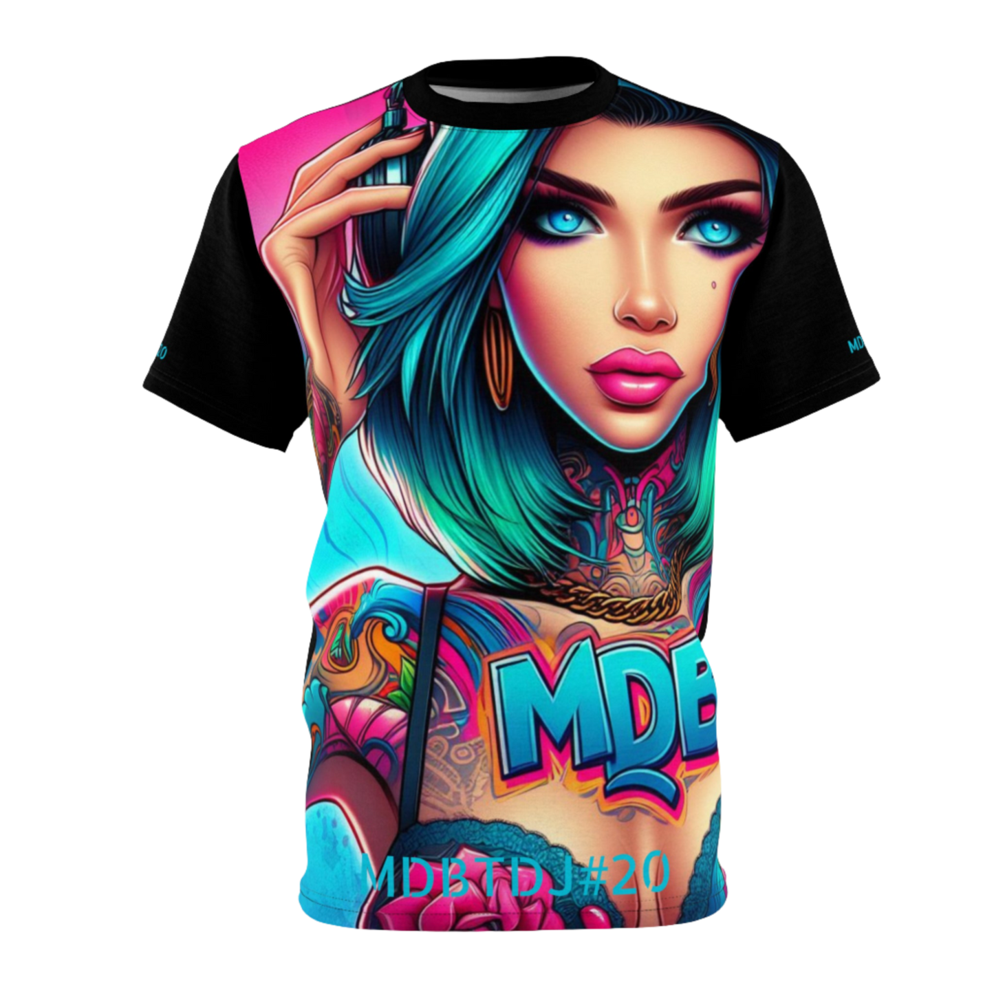MDBTDJ#20 Premium Art Tee Shirt - Tattooed Dj's Limited Edition - Unisex