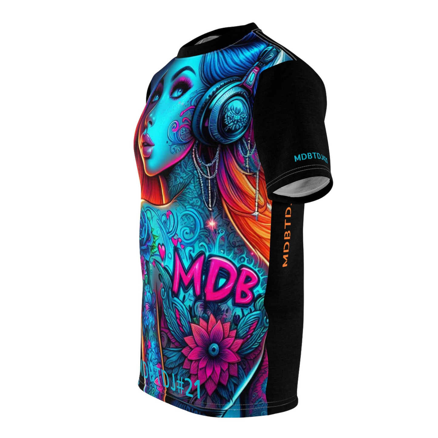 MDBTDJ#21 Premium Art Tee Shirt - Tattooed Dj's Limited Edition - Unisex