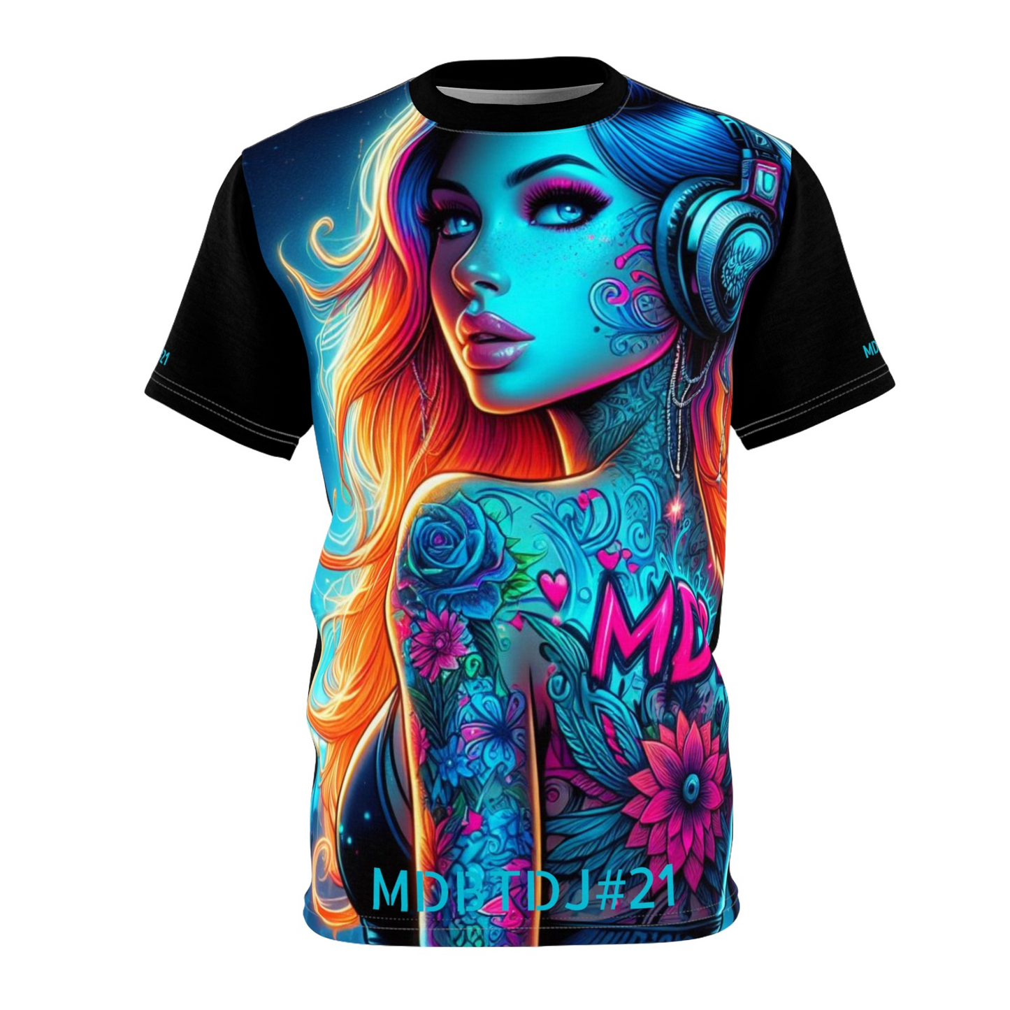MDBTDJ#21 Premium Art Tee Shirt - Tattooed Dj's Limited Edition - Unisex