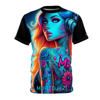 MDBTDJ#21 Premium Art Tee Shirt - Tattooed Dj's Limited Edition - Unisex