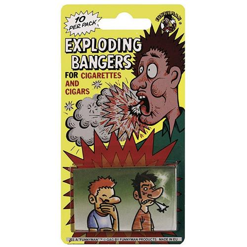 Funnyman Exploding Bangers for Cigarettes Prank