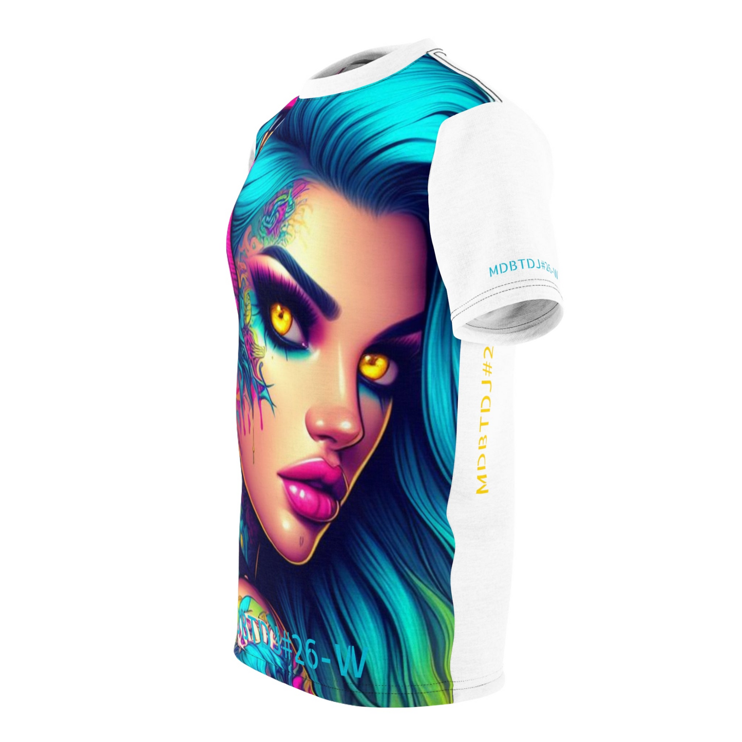 MDBTDJ#26-W Premium Art Tee Shirt - Tattooed Dj's Limited Edition - Unisex