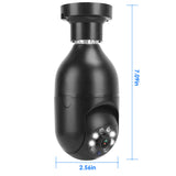 1080p WiFi Light Bulb Security Camera with Night Vision