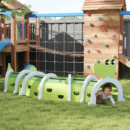 Crocodile Design Kids Play Tunnel for Kids to Crawl Through