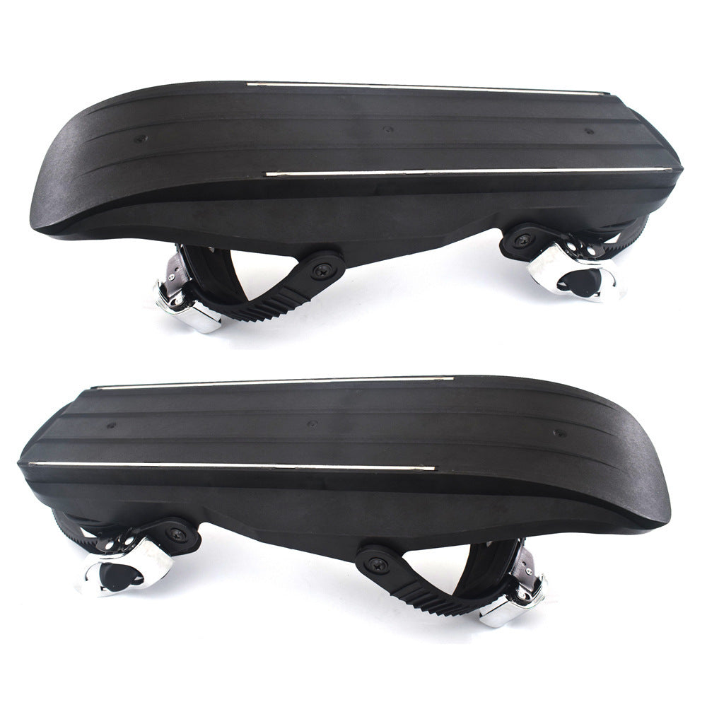 a pair of black bicycle pedals