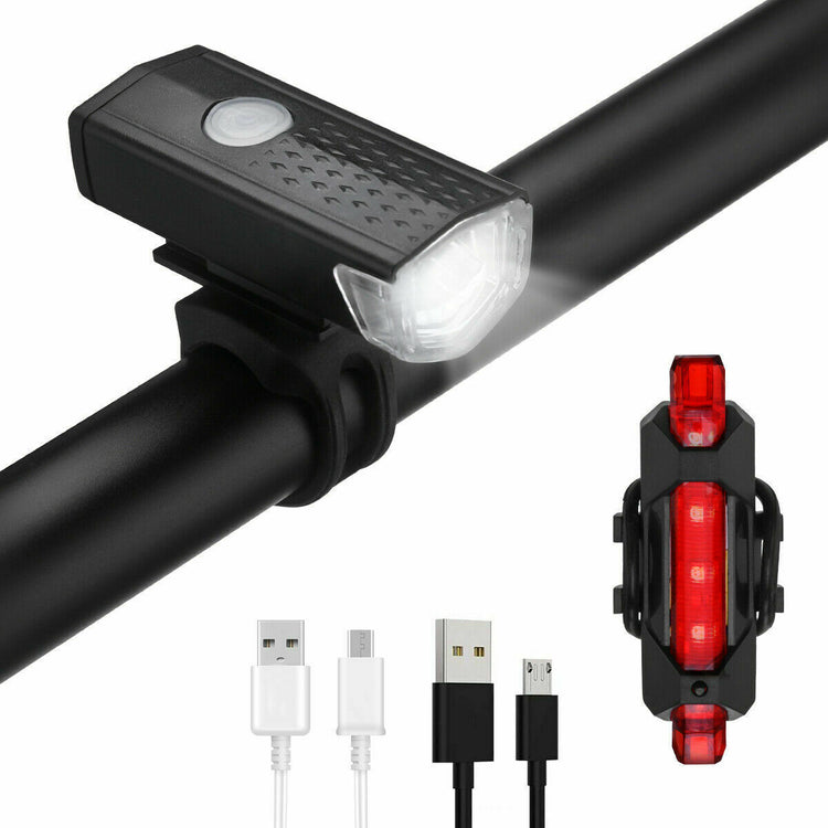 a bike light on a pole