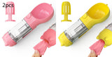 3-in-1 Portable Dog Water Bottle with Bowl and Waste Bag Storage