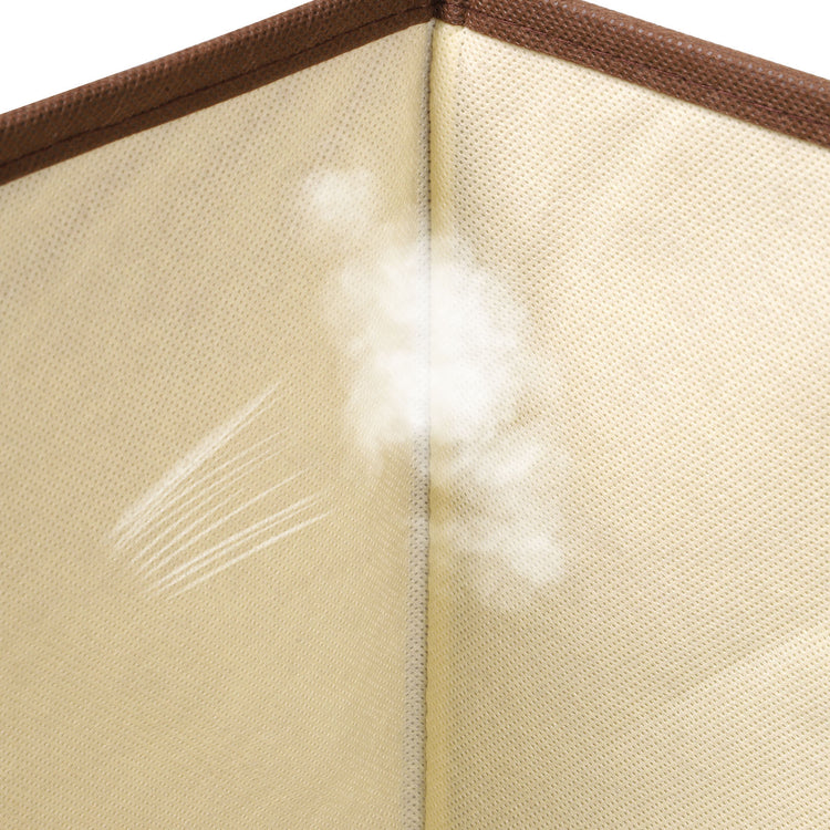 a white cloud coming out of a corner of a fabric surface