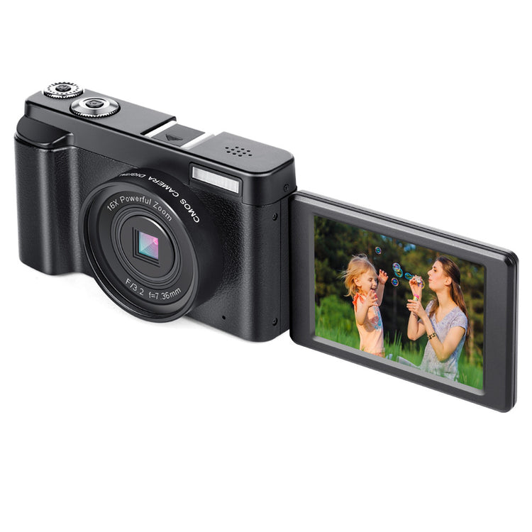 a camera with a screen attached to it