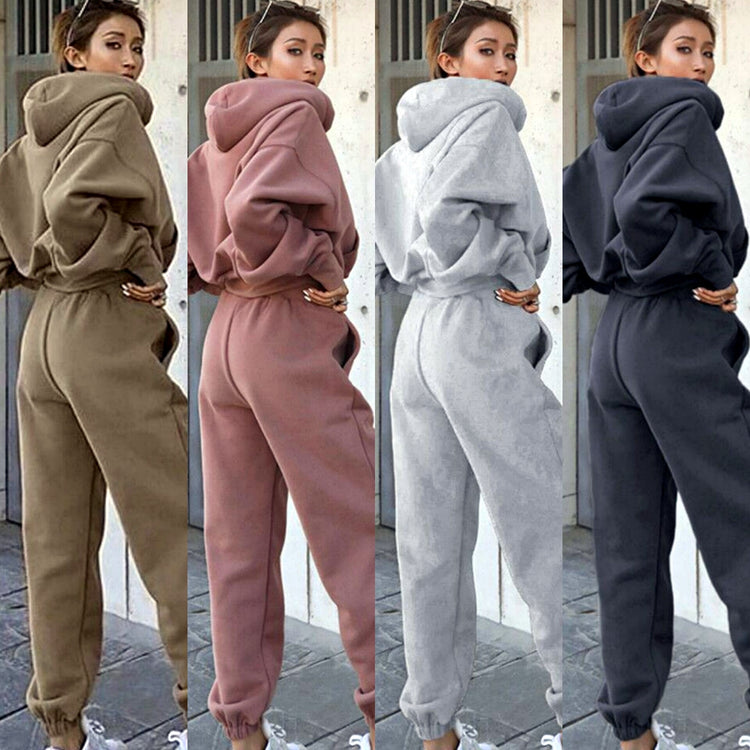 a woman in a hoodie