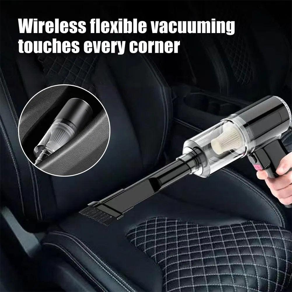 a hand holding a vacuum cleaner