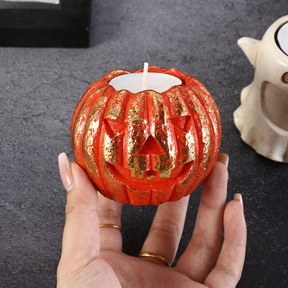 Halloween Pumpkin Candle Holder Creative Decorative Candlestick