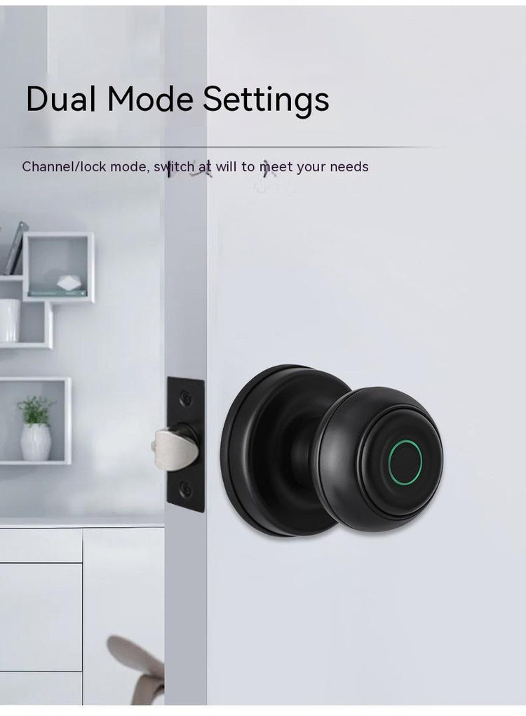 a door knob on a door