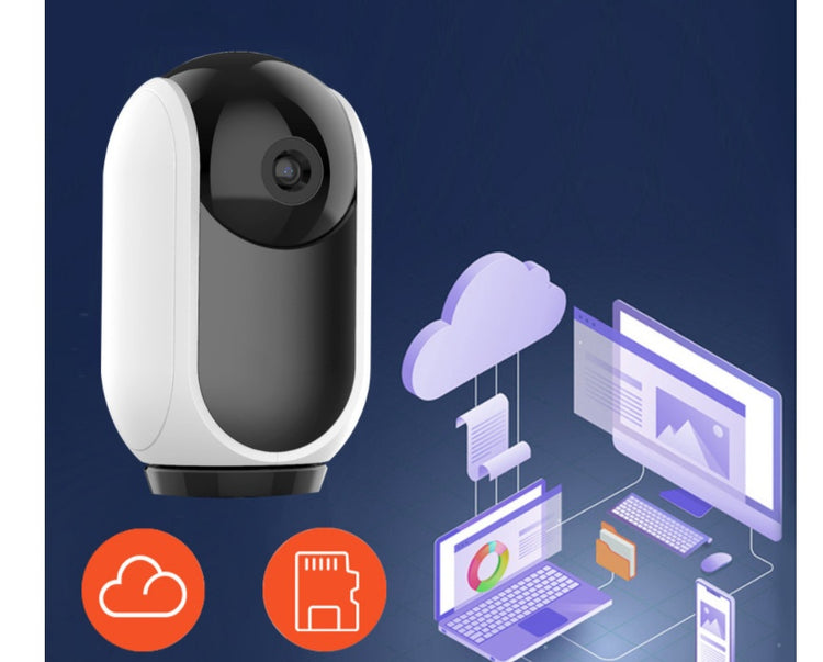 a camera and icons of different devices