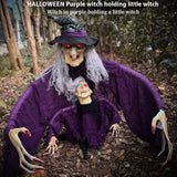 Light-Up Witch Halloween Floor Decoration