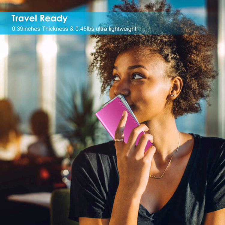 a woman holding a passport and looking up