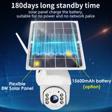 4G LTE Outdoor Security Camera with Solar Panel Option