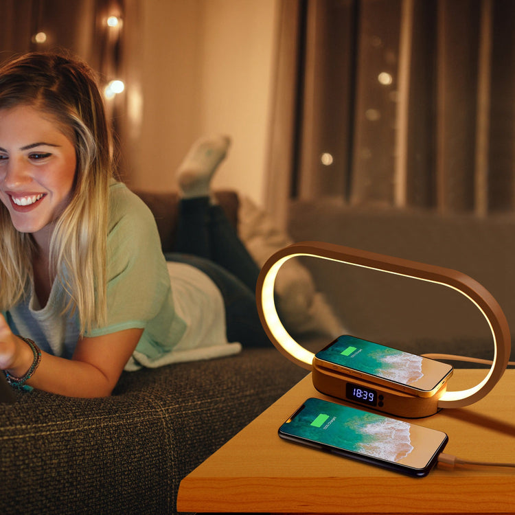 a woman looking at her phone
