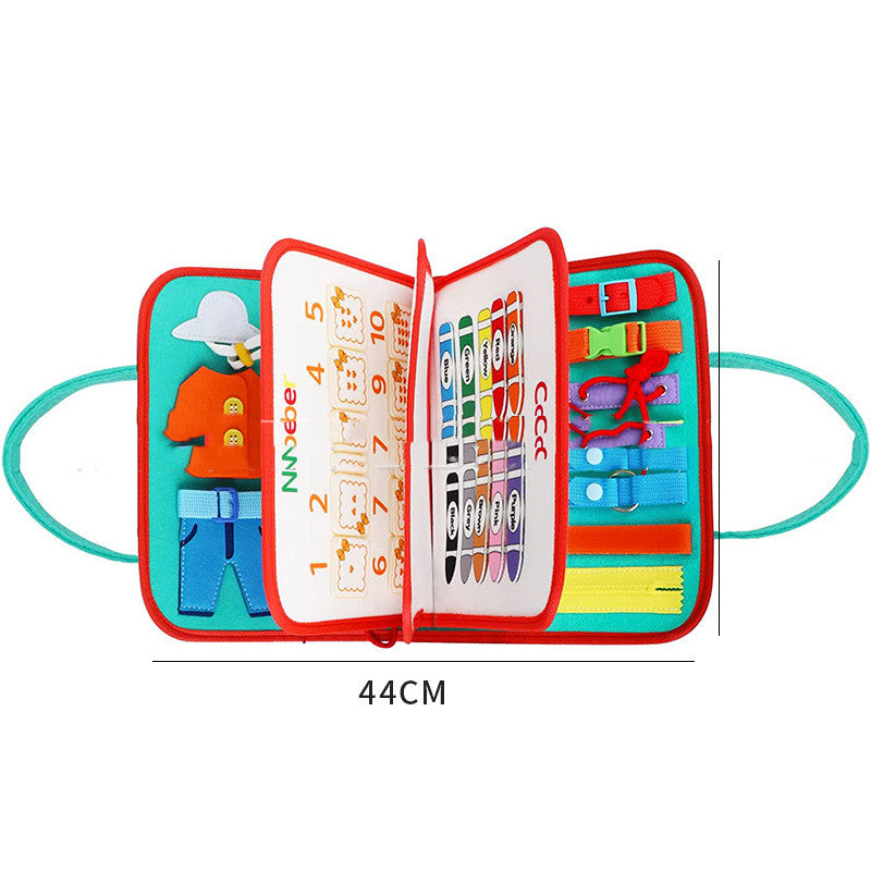 a toy bag with different objects