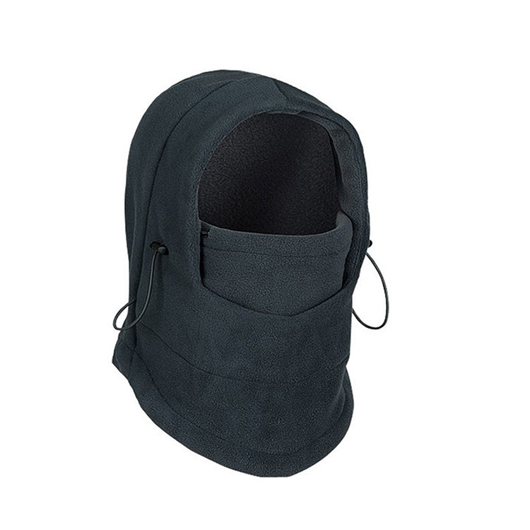 a black hood with a pocket