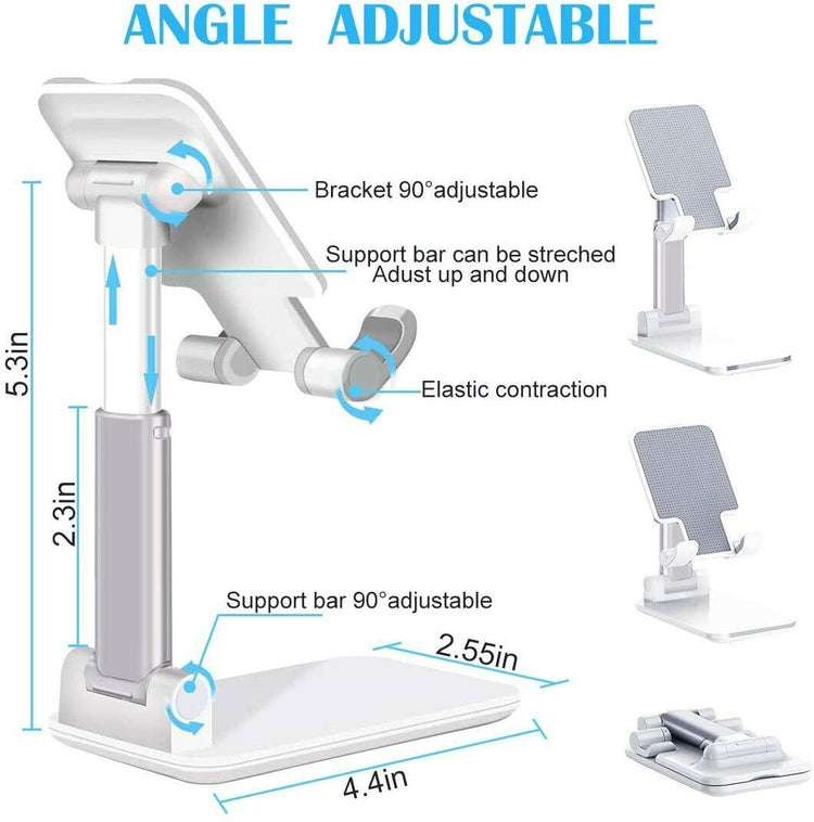 a table with different angles