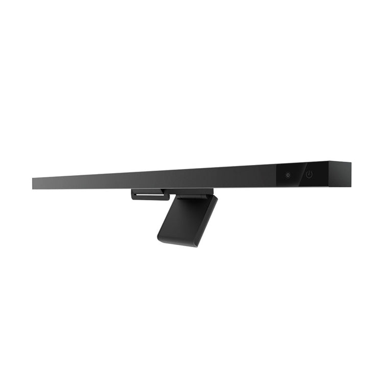 a black rectangular object with a light on it