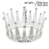 Bridal Rhinestone Crown Hair Accessory