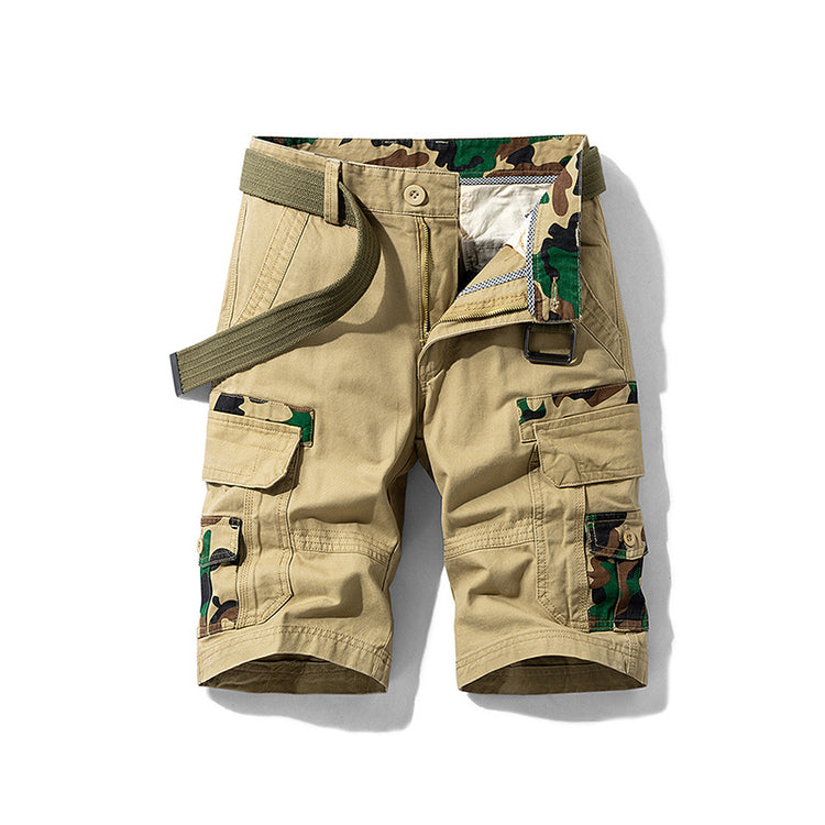 a pair of camouflage shorts