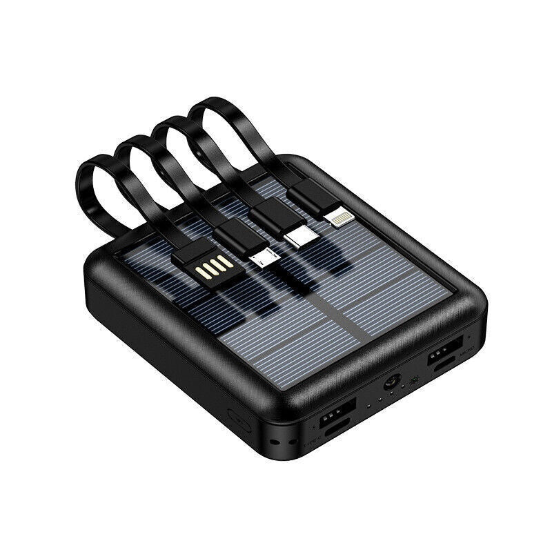 a solar panel with wires attached to it
