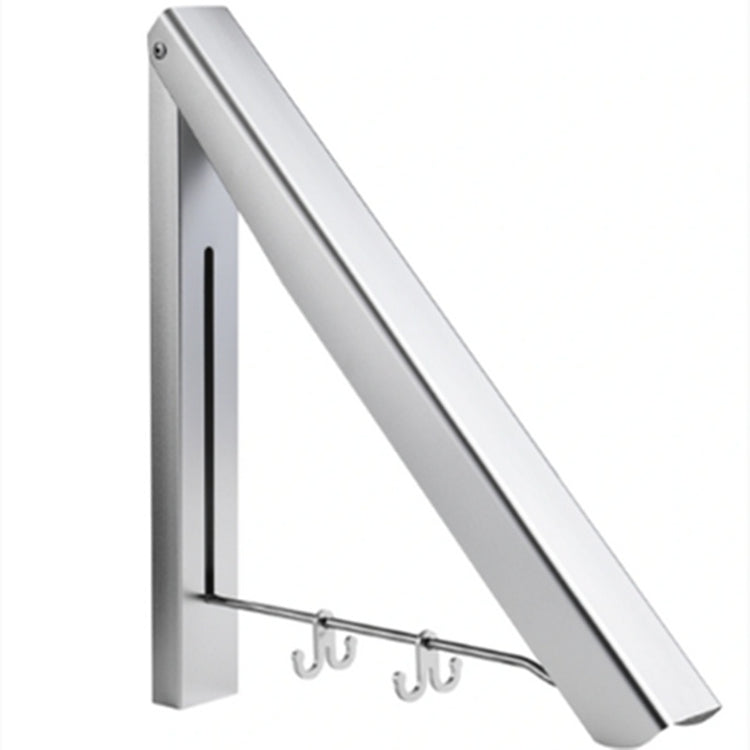 a silver metal object with hooks