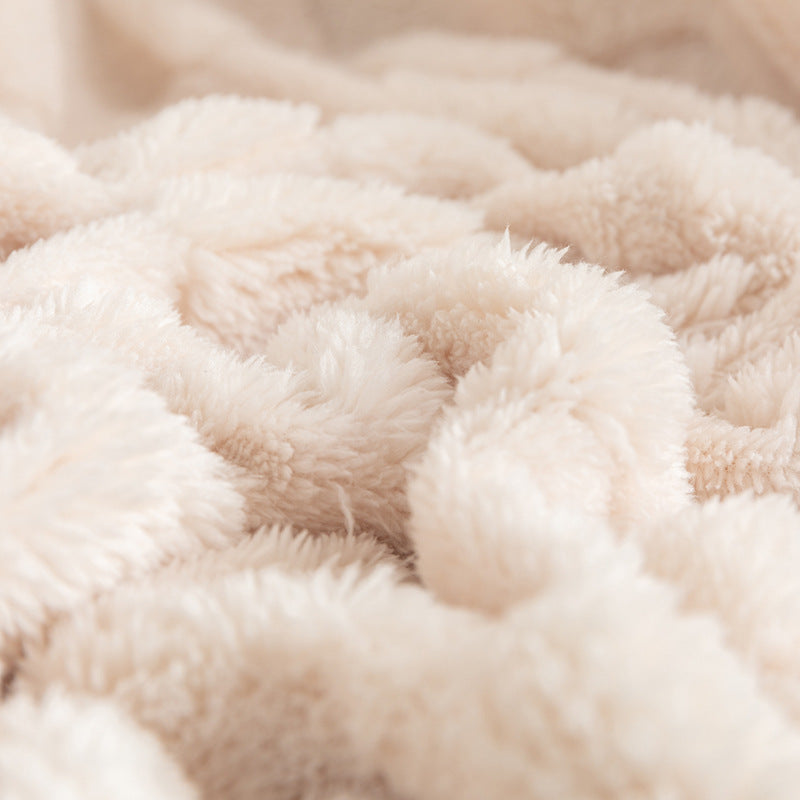 a close up of a blanket